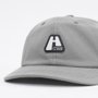 Boné Aba Curva High 6 Panel Logo Line - Cinza