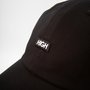 Boné Aba Curva High 6 Panel Logo Line - Preto