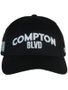Boné Aba Curva Other Culture Compton BLVD - Preto Boné Aba Curva Other Culture Compton BLVD - Preto