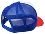 Boné Aba Curva Session Session Clássico Trucker - Branco/Vermelho/Azul