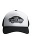 Boné Aba Curva Vans Classic Patch Trucker - Branco/Preto