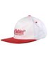 Boné Aba Reta Baw Bicolor - Vermelho/Branco