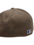 Boné Aba Reta Fechado New Era Fechado Yankees - Khaki/Marinho