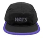 Boné Aba Reta Five Panel Holografico - Preto