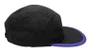 Boné Aba Reta Five Panel Holografico - Preto