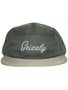 Boné Aba Reta Grizzly Og Script Camper - Verde Oliva