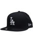 Boné Aba Reta New Era Fechado Dodgers 7 3/8 - Preto