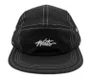 Boné Aba Reta Wats Five Panel Pesponto - Preto