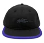 Boné Aba Reta Wats Six Panel Holografico - Preto/Roxo