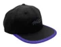 Boné Aba Reta Wats Six Panel Holografico - Preto/Roxo