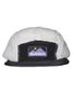 Boné Unissex Baw Five Panel Campus - Branco/Preto