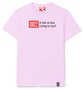 Camiseta Santo Swell Pink Life Sea Surf de Algodão Estampada Manga Curta