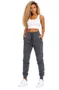 Calça de Moletom Feminina Loveboard Mini Heart - Cinza Mescla Escuro