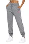 Calça de Moletom Feminina Santta Maré Peluciada - Cinza mescla