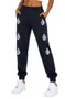 Calça de Moletom Feminina Volcom Deadly Stone - Preto/Branco