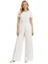 Calça Feminina Fila Wide Leg Pantalona - Off White