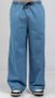 Calça Jeans Respect Baggy Reta Unissex - Azul Claro