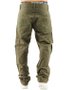 Calça Masculina Federal Art Cargo Big Elástico - Verde