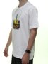 Camiseta Masculina BAZON Etnias Manga Curta Estampada - Branco