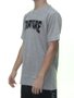 Camiseta Masculina Creature Shredded Manga Curta Estampada - Cinza Mesclado