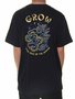 Camiseta Masculina Grow Dragon Manga Curta Estampada - Preto