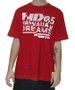 Camiseta Masculina HD Future Manga Curta Estampada - Vermelho