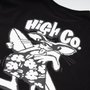 Camiseta Masculina High Beach Rat Manga Curta Estampada - Preto