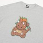 Camiseta Masculina High Teddy Manga Curta Estampada - Cinza/Mescla