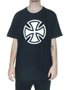 Camiseta Masculina Independent 3 Tier Cross Manga Curta Estampada - Preto