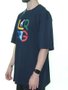 Camiseta Masculina LRG Big Stacked Manga Curta Estampada - Marinho