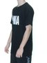 Camiseta Masculina New Era Basico Essentials Logo NBA Manga Curta Estampada - Preto
