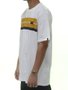 Camiseta Masculina Quiksilver Anzio Manga Curta Estampada - Branco