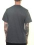 Camiseta Masculina Quiksilver Camo Manga Curta Estampada - Cinza Mescla Escuro