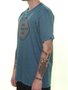 Camiseta Masculina Quiksilver Go Around Manga Curta - Azul Petróleo