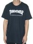 Camiseta Masculina Thrasher Skate Magazine Manga Curta Estampada - Preto
