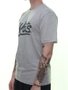 Camiseta Masculina Wats Tag Manga Curta Estampada - Cinza Mesclado