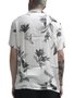 Camisa De Botão Freesurf Draw Manga Curta Estampada - Branco