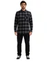 Camisa De Botão Masculina Freesurf Buffalo - Preto/Cinza