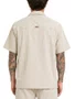 Camisa De Botão Masculina Freesurf Shell Manga Curta - Khaki
