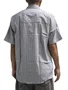 Camisa De Botão Masculina Plano C Grindline Manga Curta Estampada - Preto/Branco