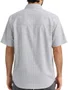 Camisa De Botão Masculina Plano C Grindline Manga Curta Estampada - Preto/Branco