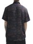 Camisa De Botão Masculina South To South Palms De ChicoBento Manga Curta Estampada - Preto