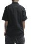 Camisa De Botão Masculina Wats Mac Power Nylon Manga Curta Estampada - Preto