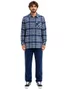 Camisa Flanela Masculina Freesurf Heavy - Azul/Branco
