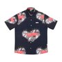 Camisa Masculina High Bait Manga Curta Estampada -  Preto