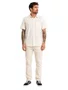 Camisa Masculina RC Classic Surf Linen Manga Curta Estampada - Off White