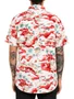 Camisa Masculina Rip Curl Shipwrecks Manga Curta Estampadada - Branco/Bordô
