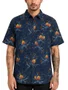 Camisa Masculina Rip Curl SWC Banksia S/S Shirt Washed Manga Curta Estampada - Sortida