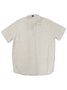 Camisa Masculina South To South Mesclas Manga Curta Estampada - Bege Mescla