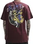 Camisa Masculino Blunt Danton B Manga Curta Estampada - Vinho